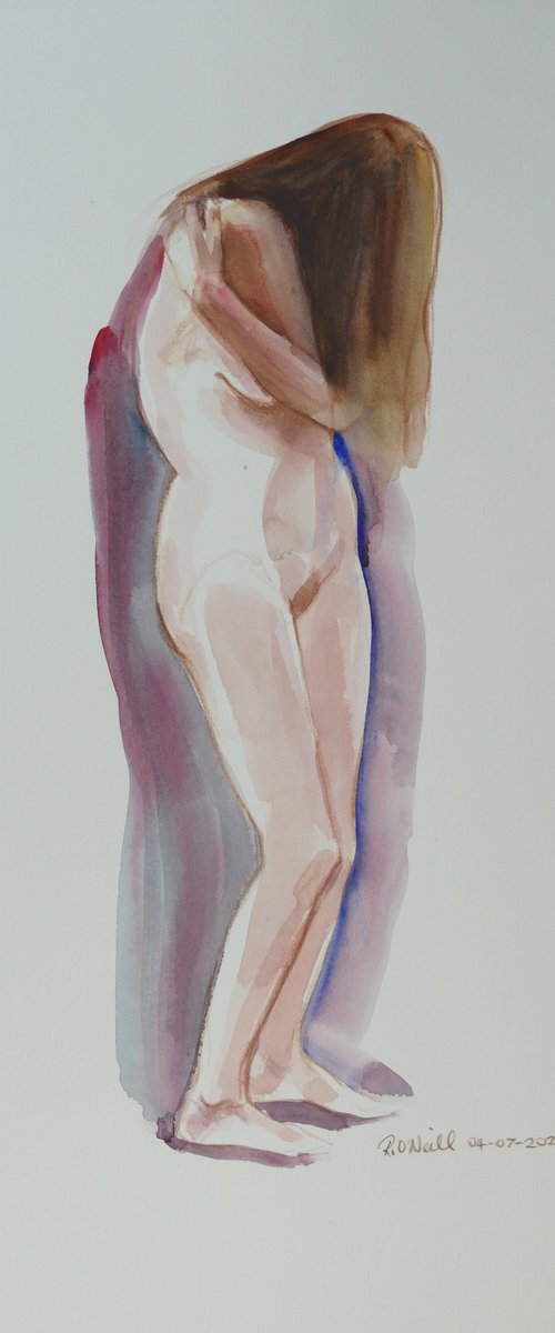 Standing female nude by Rory O’Neill