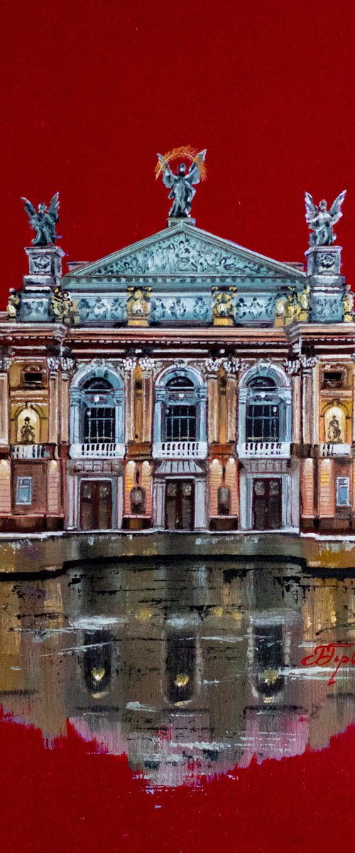 "Lviv National Opera." Ukraine by Tetiana Tiplova