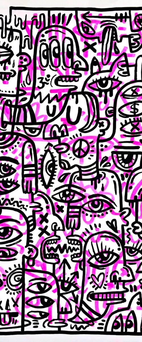 A Pink Conversation by Luke Crump