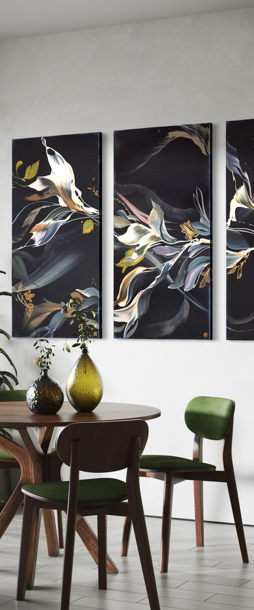 The Botanist Triptych by Novi Lim