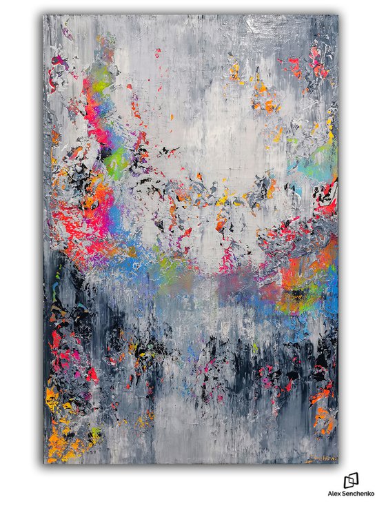 150x100cm. / abstract painting / Abstract 1214