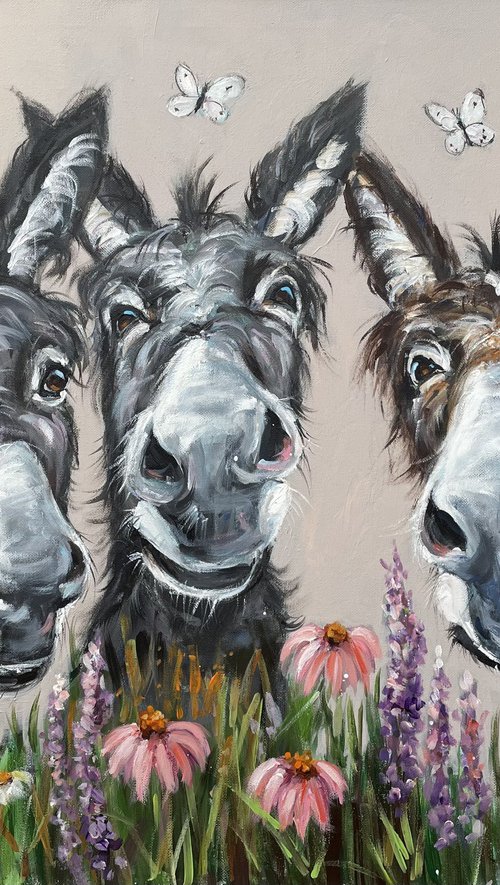 Delightful Donkeys by Louise Brown