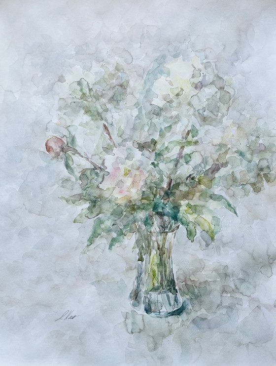 Peonies 50x65 cm 2025
