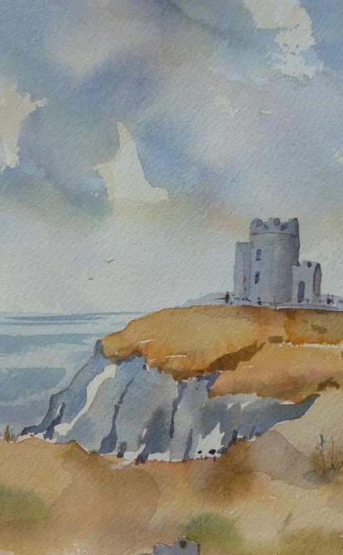 O'Brien's Tower Cliffs of Moher by Maire Flanagan