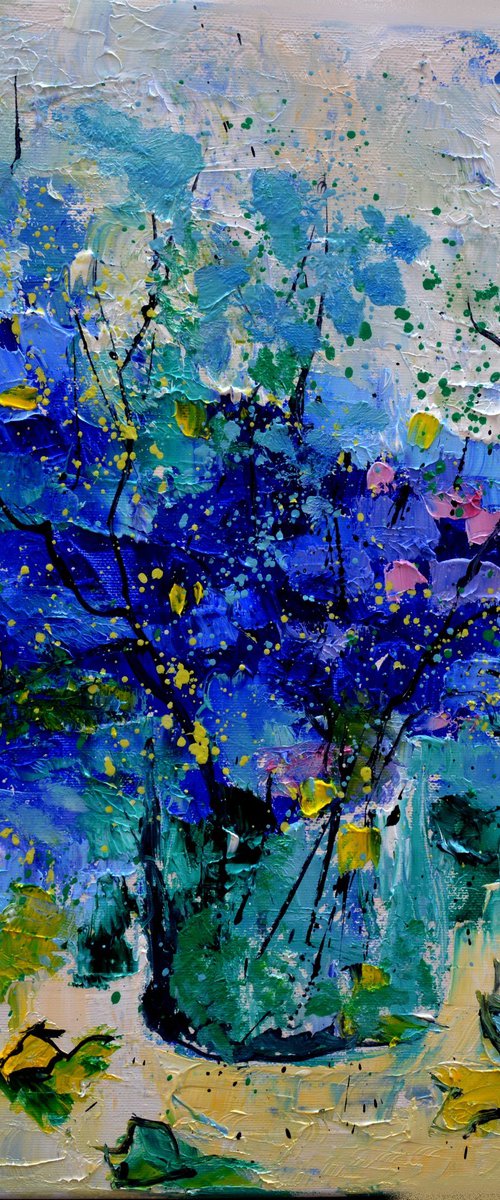 Blue still life by Pol Henry Ledent