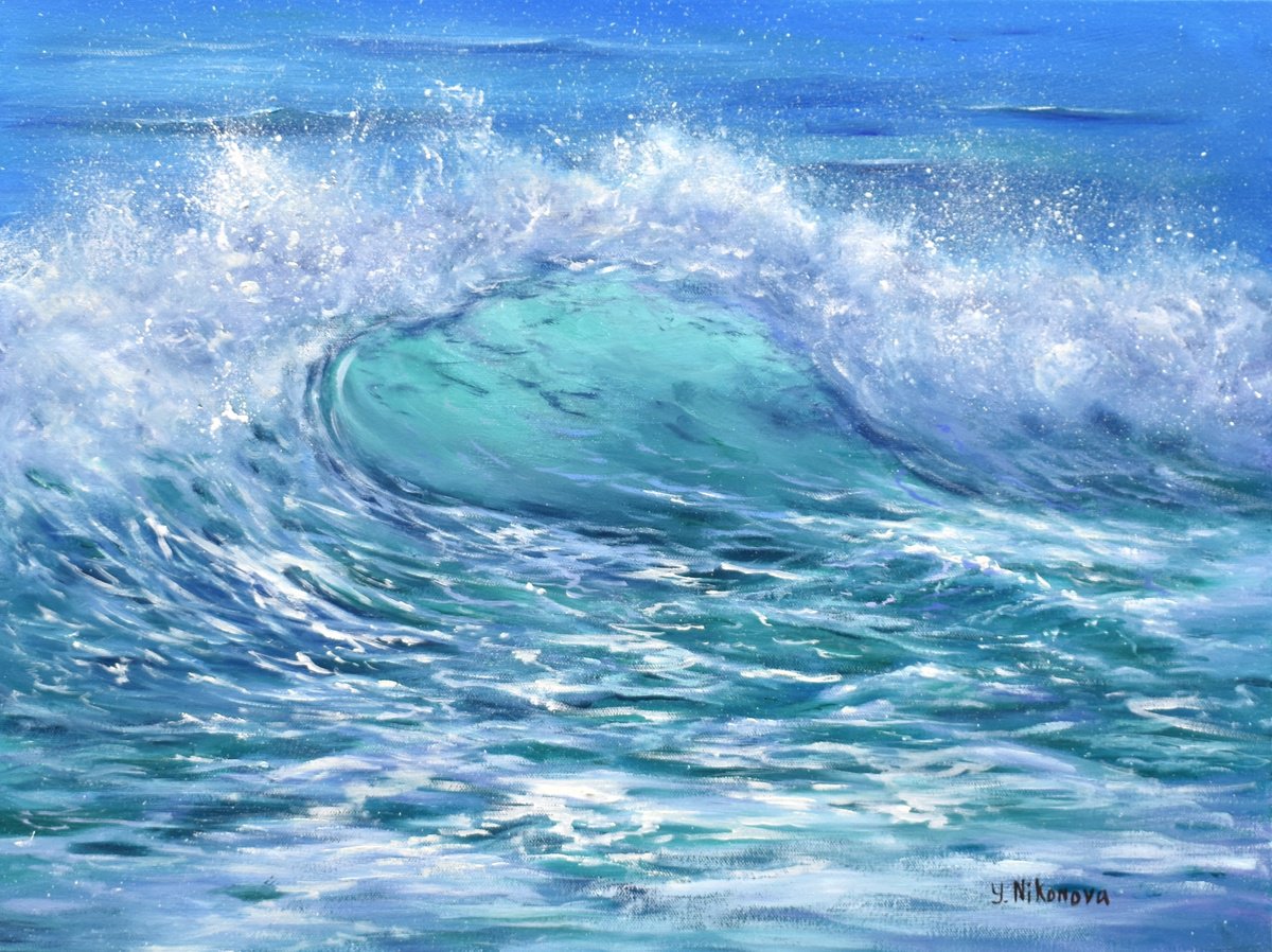 Turquoise Wave by Yulia Nikonova