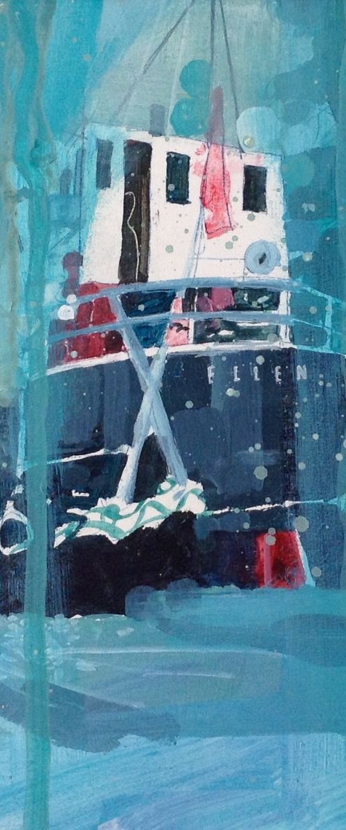 Ellen the tug boat. by Julian Sutherland-Beatson