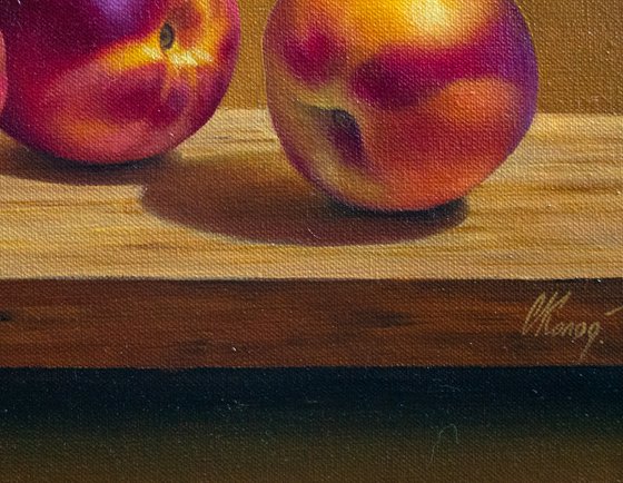 Still Life with Nectarines