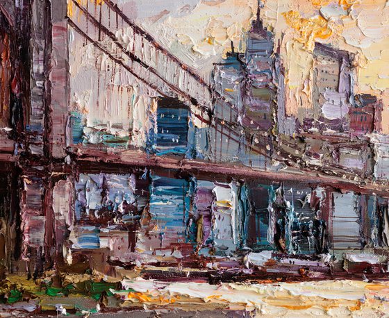 Brooklyn Bridge at Sunset