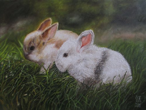 Bunnies by Olga Knezevic