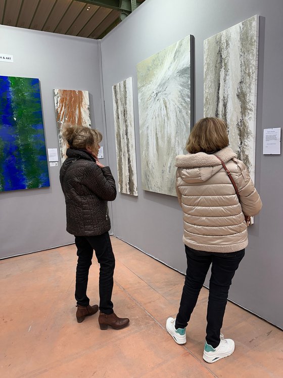 Diptych "Lithic Drift" (2 panel)