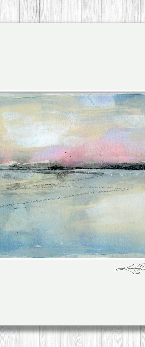 Tranquil Dreams 3 - Abstract Landscape/Seascape Painting by Kathy Morton Stanion by Kathy Morton Stanion