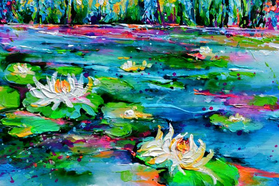 Water Lilies on the Pond