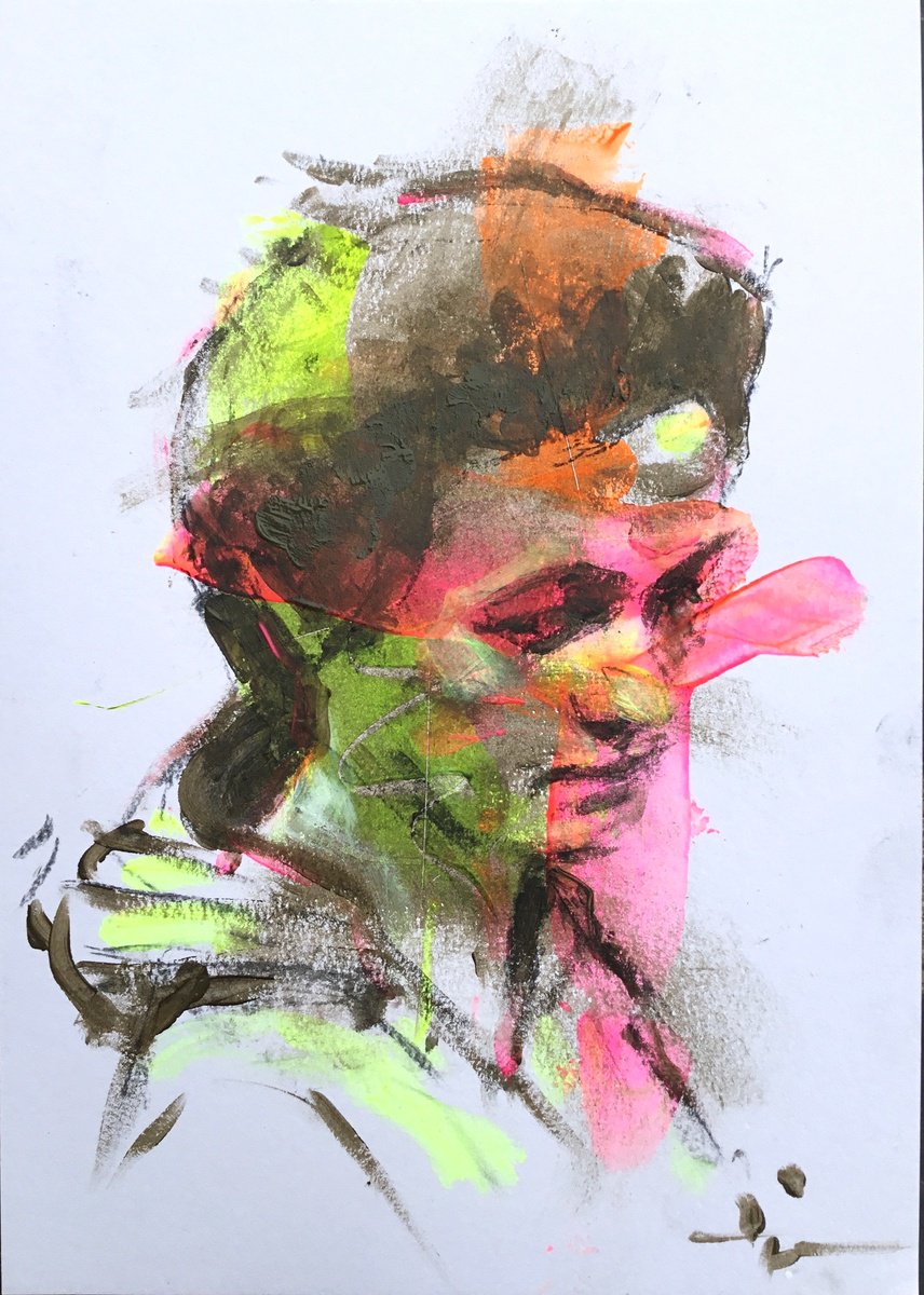 Fluo Series #1 By Dominique Deve, 8 X 11, Artwork For Sale On Artfinder