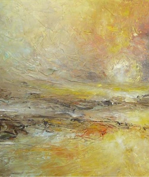 Desolate Shore  (Large, Panoramic, 100x50cm) by Kalpana Soanes