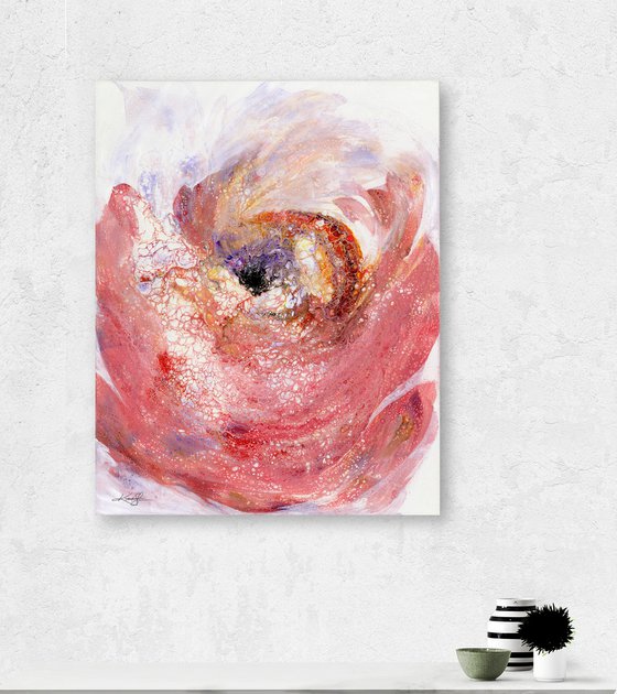 Bloom 5  - Abstract Floral Painting  by Kathy Morton Stanion