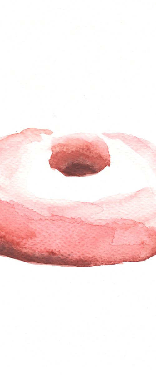 Pink donut. by Mag Verkhovets