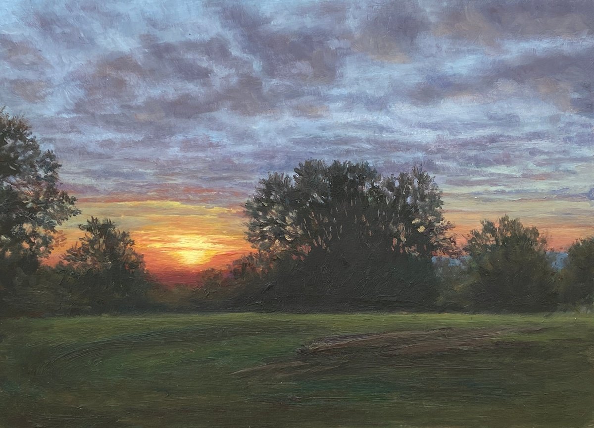 Sunset, View from Arrandene by Diana Sandetskaya