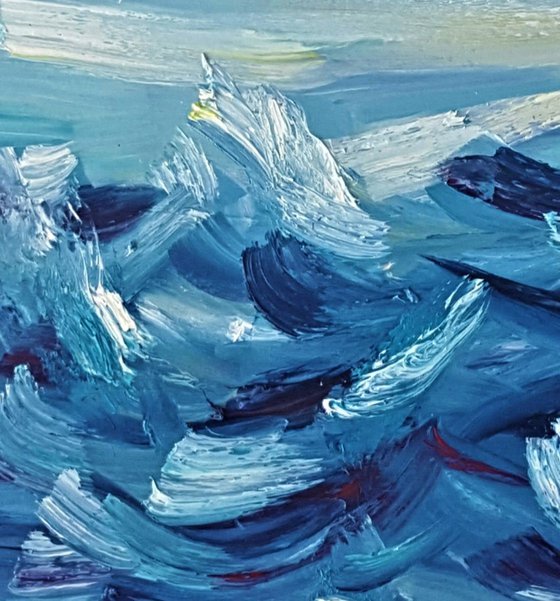 Storm Surge - semi abstract seascape