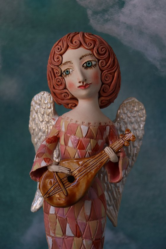 Song of the angels II. OOAK sculpture.