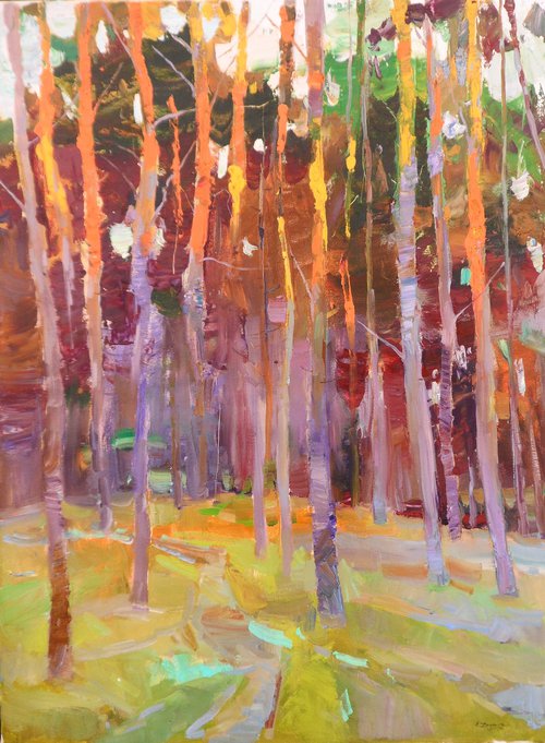" Pine forest " by Yehor Dulin