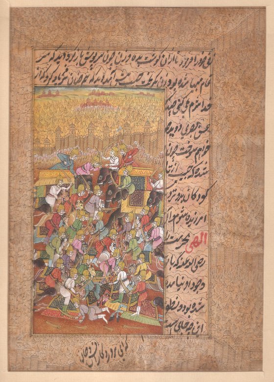 The Siege (Zang) | Bikaner Miniature