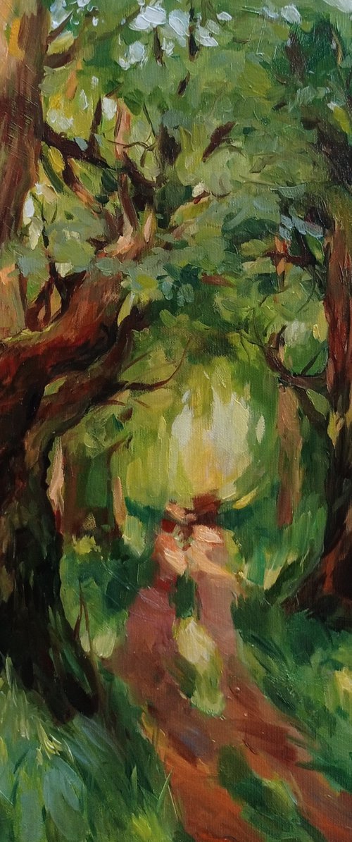 Under the trees by Elena Utkina