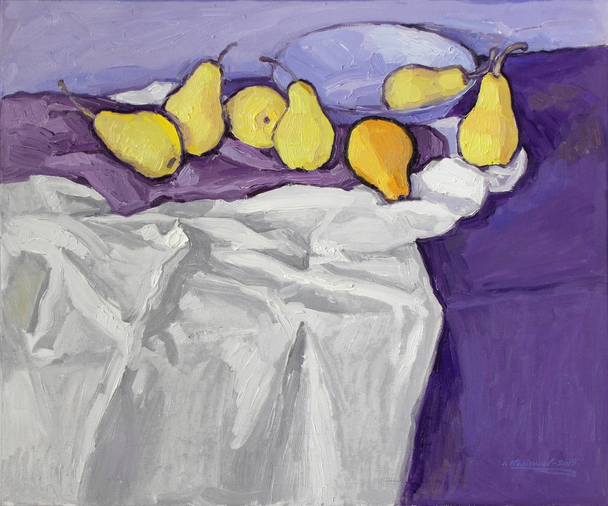 Still Life with Pears by Ivan Kolisnyk