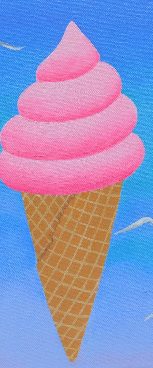 The Pink Ice Cream by Ruth Cowell