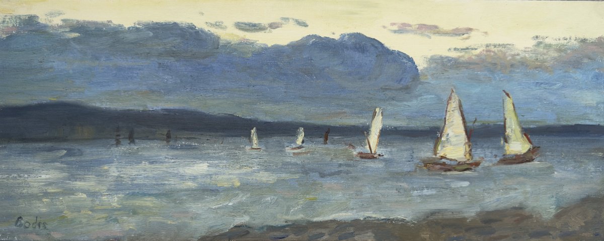 Calm Waters By Bohdan Dobrivskyi, 20 X 8, Artwork For Sale On Artfinder