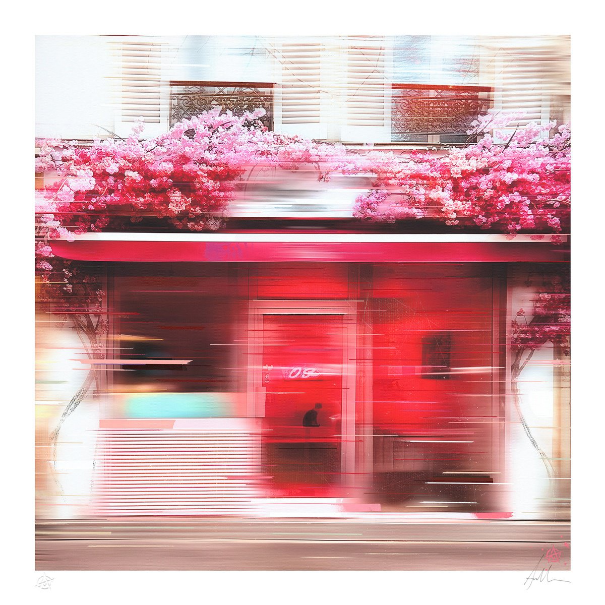 Photorealistic Cityscapes Giclee Print By Anil Mistry, 28 X 28, O