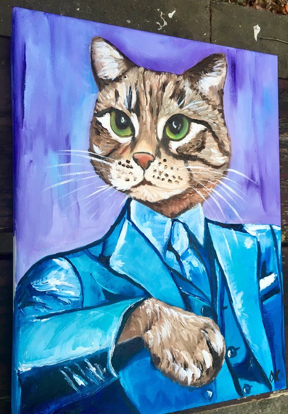 The Cat Of Wall Street. Feline power.