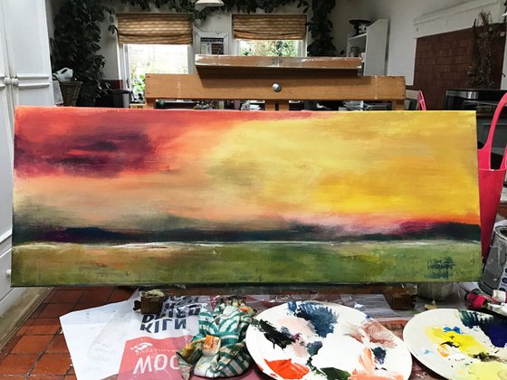 Sunrise Over Dartmoor