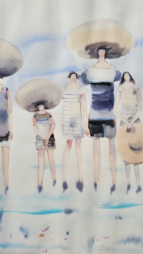 Whimsical Beach Figures by Olga Sova