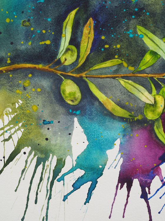 Explosive olives branch