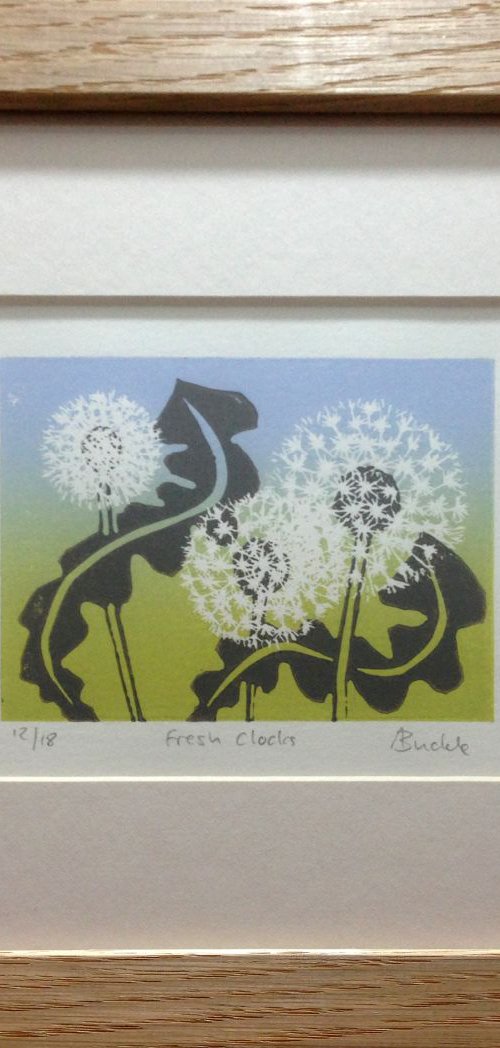 Fresh Clocks, framed by Alexandra Buckle