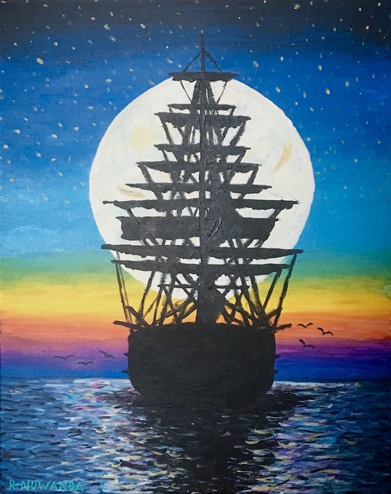Ship In The Moon