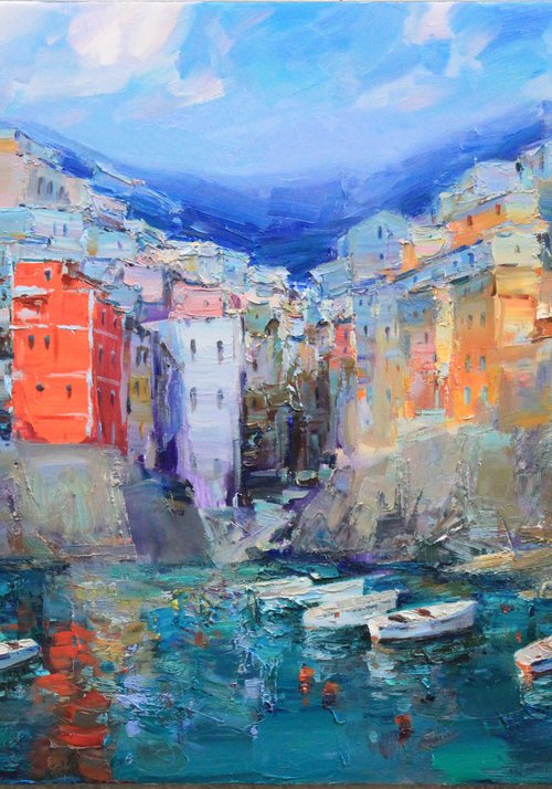 Riomaggiore by Sergei Chernyakovsky