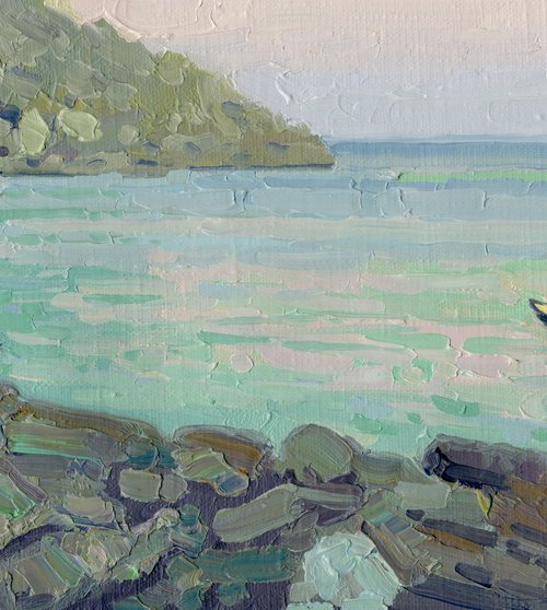 Boats at sunset. Turunc by Simon Kozhin