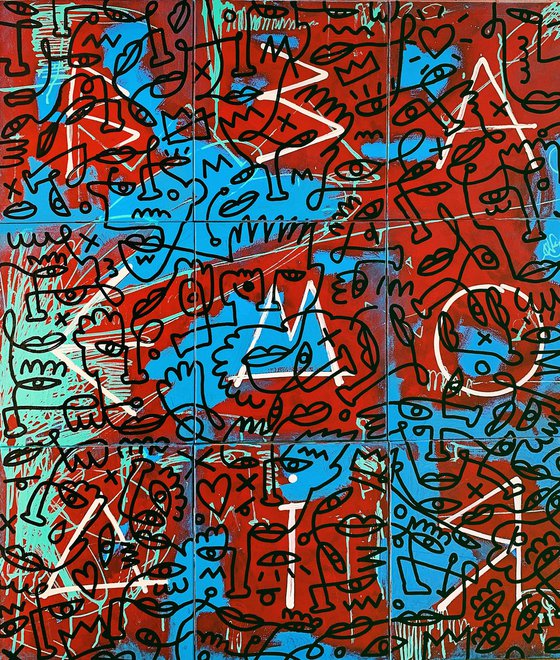 Interaction - Graffiti Abstract