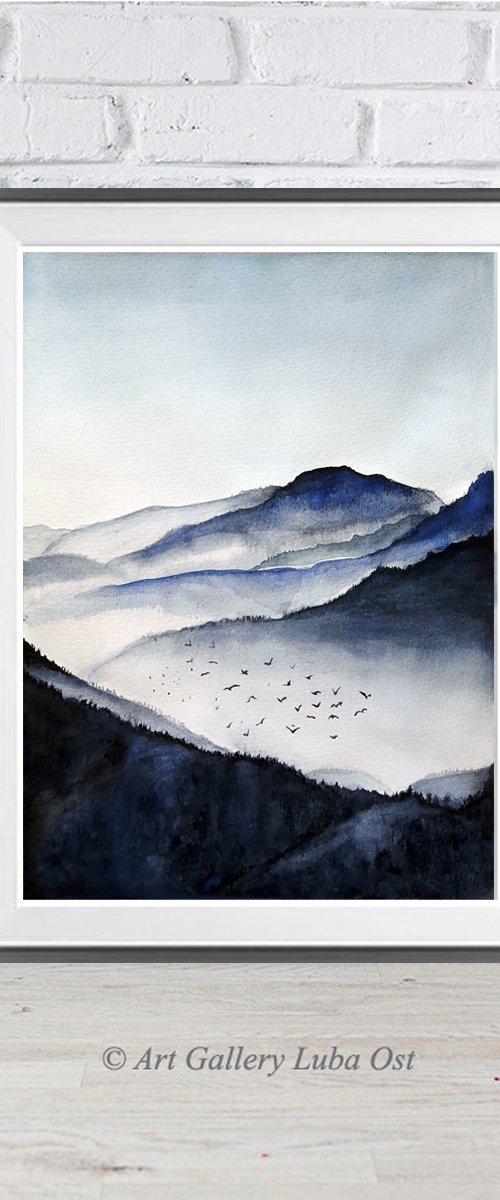 Beautiful mountains by Luba Ostroushko