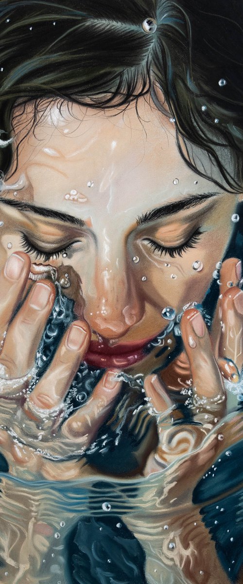 Girl in the water by Inna Medvedeva
