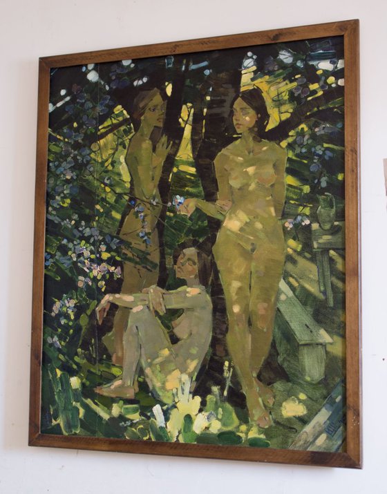 Garden. Flowering. 2015. oil on canvas. 120x100cm.