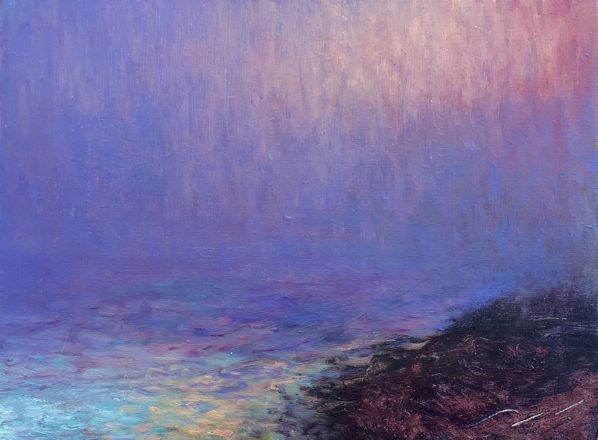 The Purple Sunrise by Mazen Ghurbal