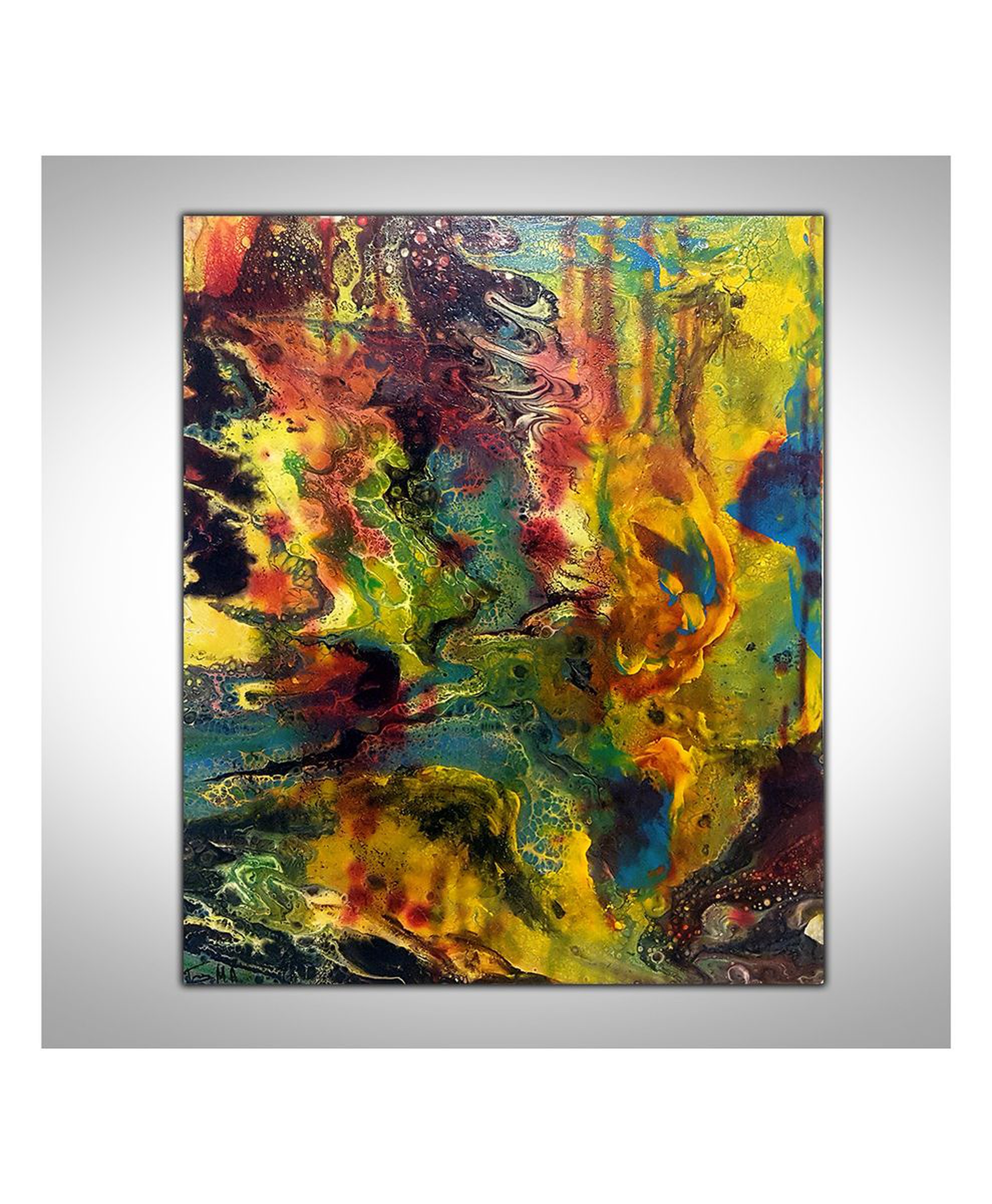 Modern Wall Art Fluid Acrylic Art Sale Origin Artfinder