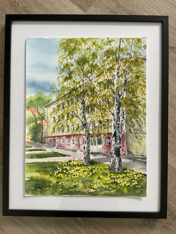 May morning in the city