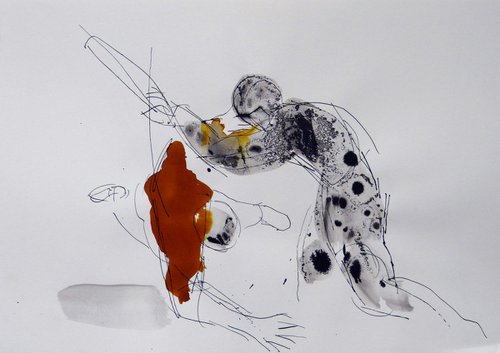 The Fight #1, 29x42 cm by Frederic Belaubre