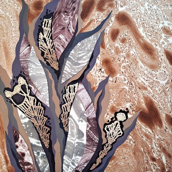 Set of 3 «Calm Tropics»