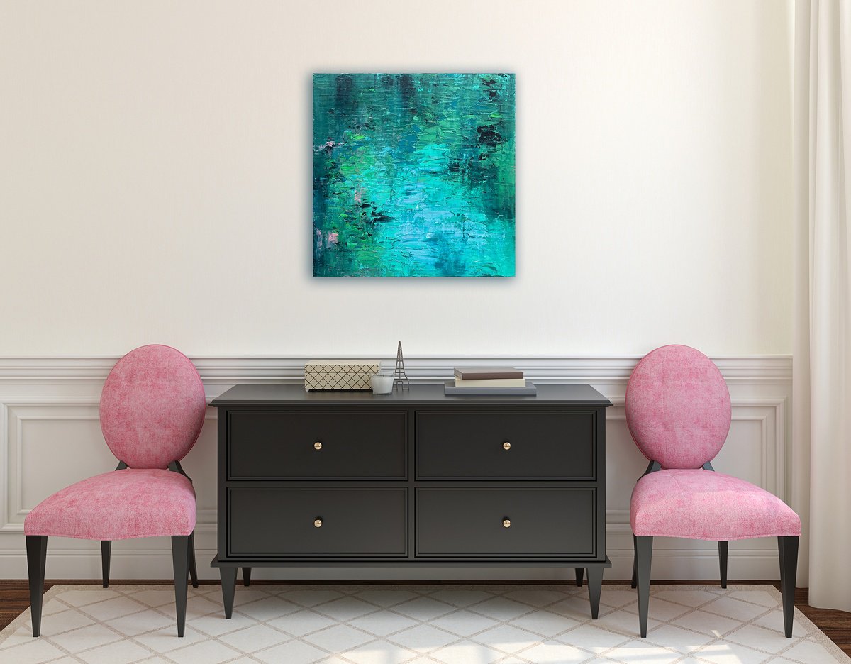  Whispers Of The Sea By Lyra Morgan, 24 X 24, Artwork For Sale On Artfinder