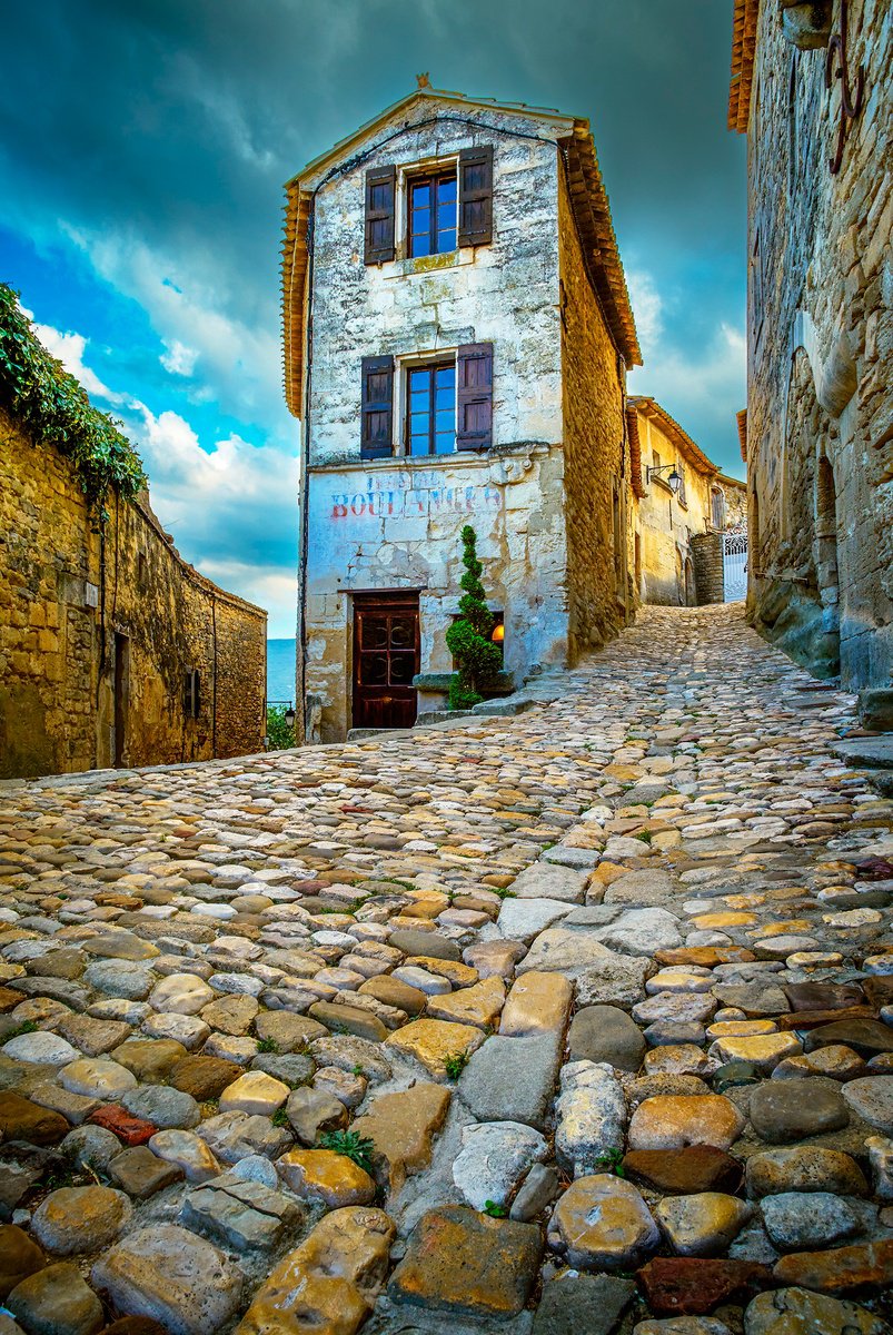 Photorealistic Landscape Photograph By Stephen Hodgetts Photography, 19 X 13", Lacoste - France, Original Artwork